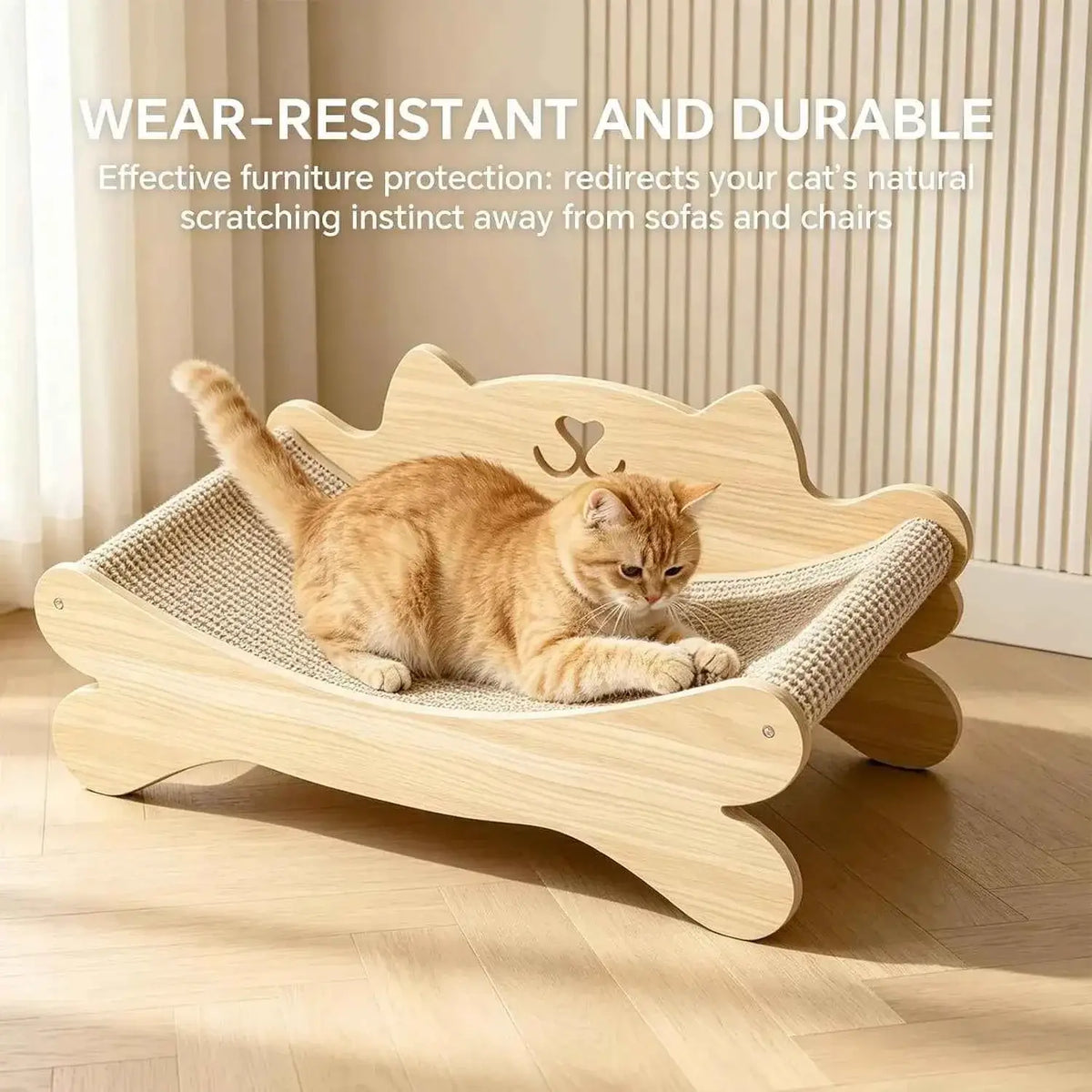 KinPeto Cat Scratcher Lounge Chair: The Perfect 2-in-1 Solution for Your Feline Friend - KinPeto