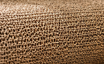 Close-up texture of a natural sisal cat scratcher material.