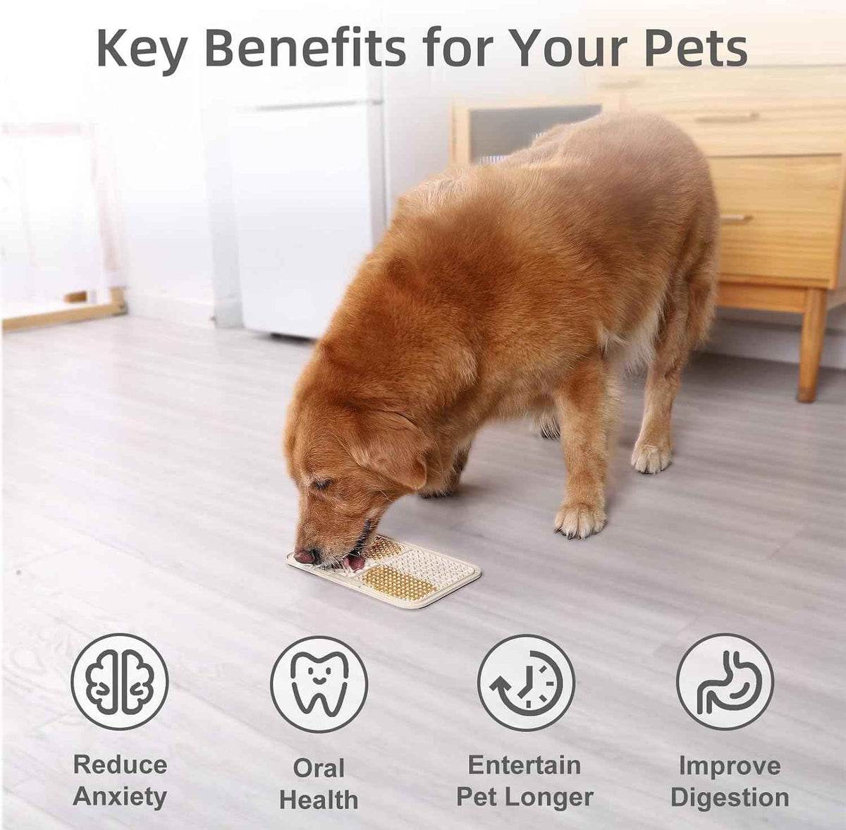 KinPeto silicone pet lick mat for anxiety